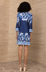 Wrenlee Jersey Dress, color-Navy