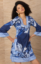 Wrenlee Jersey Dress, color-Navy