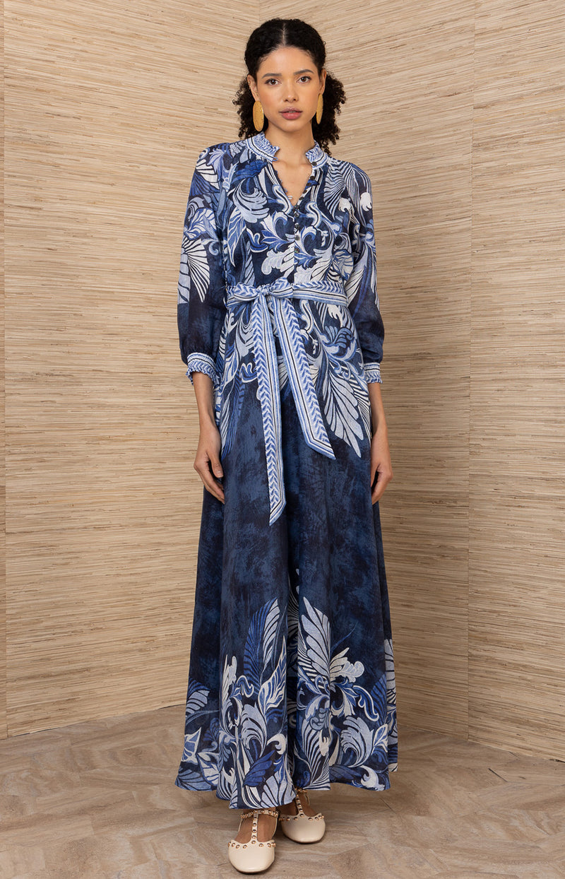Belize Linen Maxi Dress