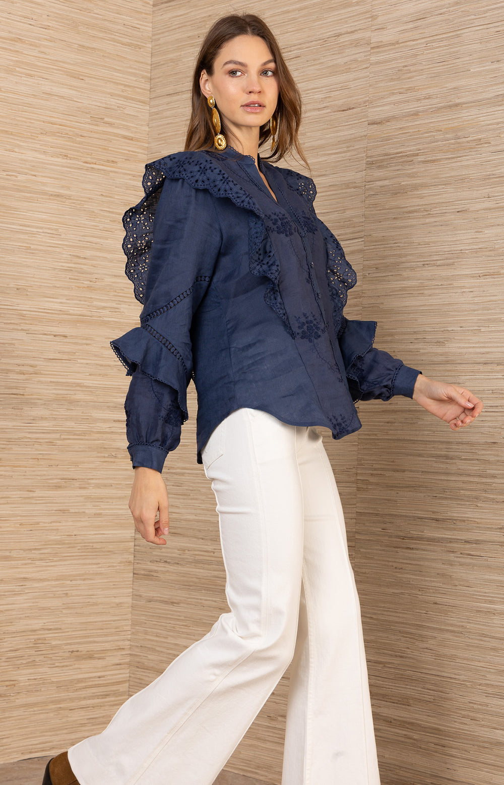Eulalia Linen Top