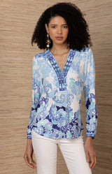 Saanvi Jersey Top, color-Blue