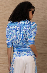 Bara Silk Pant, color-Blue