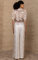 Bara Silk Pant, color-Ivory