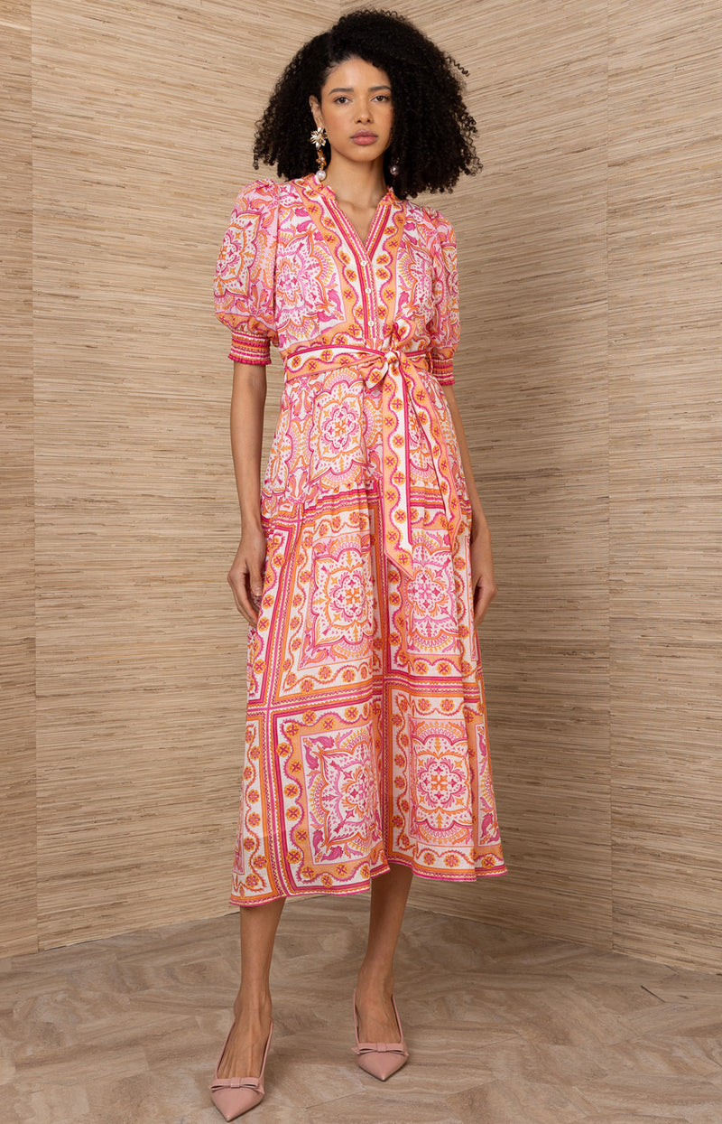 colorful linen dress Bess Maxi Blue / XL 10-OFF-eligible Silver Lace Appliqued Black This multi citrus print Size:S/M - MAXI length