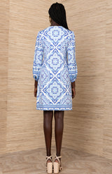 Miller Jersey Dress, color-Blue