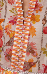 Zola Linen Organza Top, color_Coral