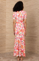 Evadne Jersey Dress, color-Pink