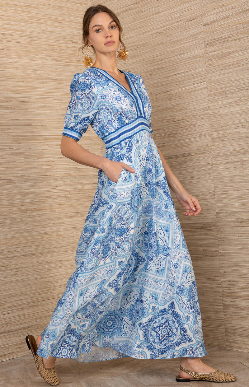 Ginevra Linen Maxi Dress
