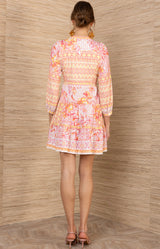 Marnie Matte Jersey Dress, color-Pink