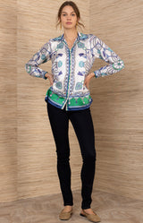 Enya Silk Charmeuse Top