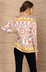 Enya Silk Charmeuse Top