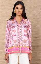 Enya Silk Charmeuse Top