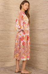 Arianell Charmeuse Midi Dress