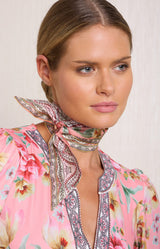 Bernice Small Scarf, color_coral