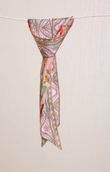 Bernice Small Scarf, color_coral