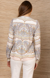 Azra Jersey Top, color-Beige