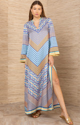 Aleyna Maxi Dress, color-Blue