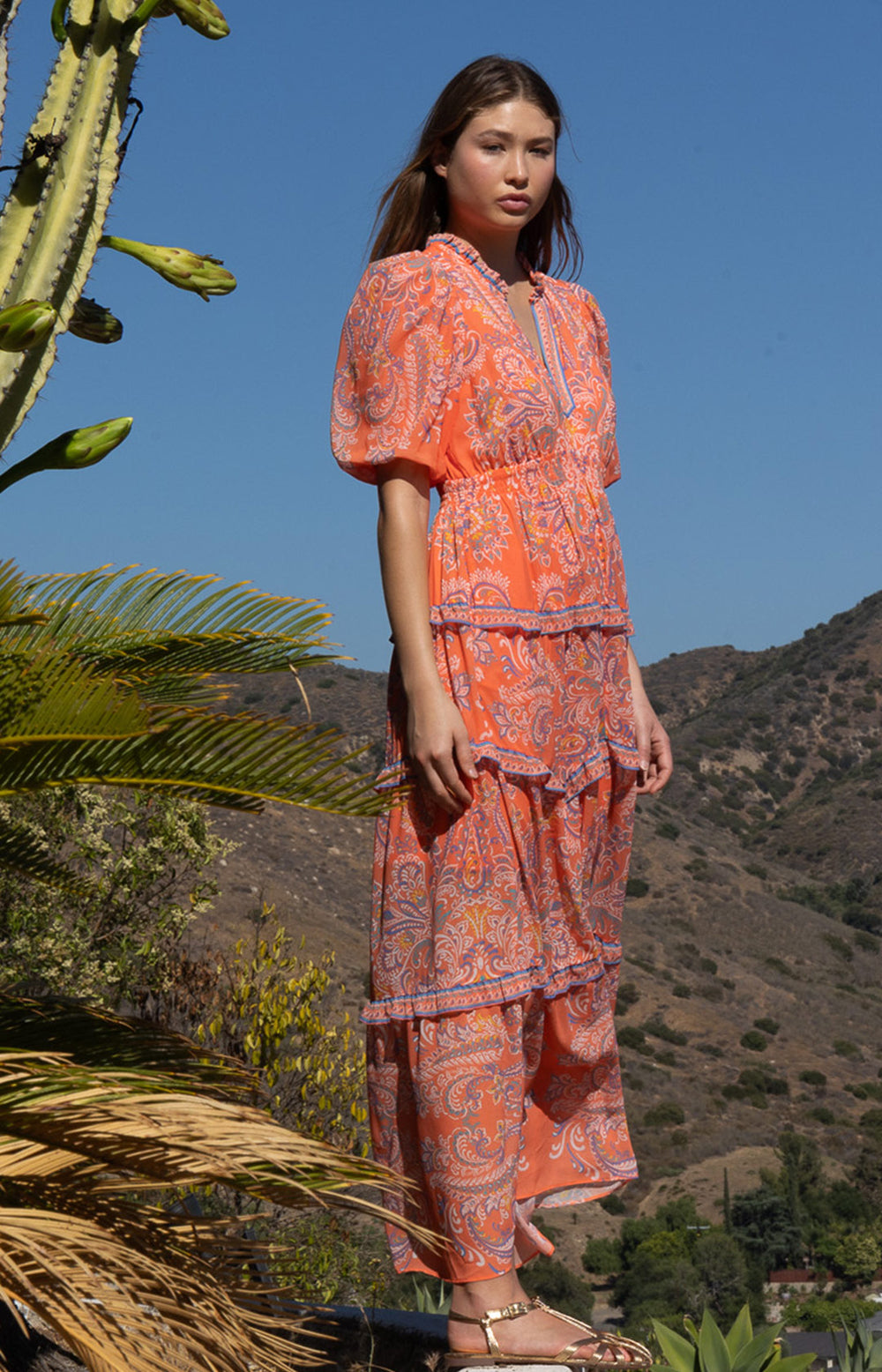 Buttercup Chiffon Maxi Dress