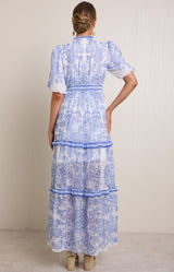 Buttercup Chiffon Maxi Dress, color_blue