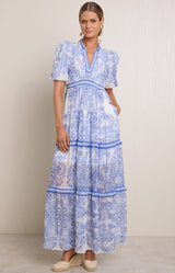 Buttercup Chiffon Maxi Dress, color_blue