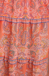 Buttercup Chiffon Maxi Dress, color-Orange