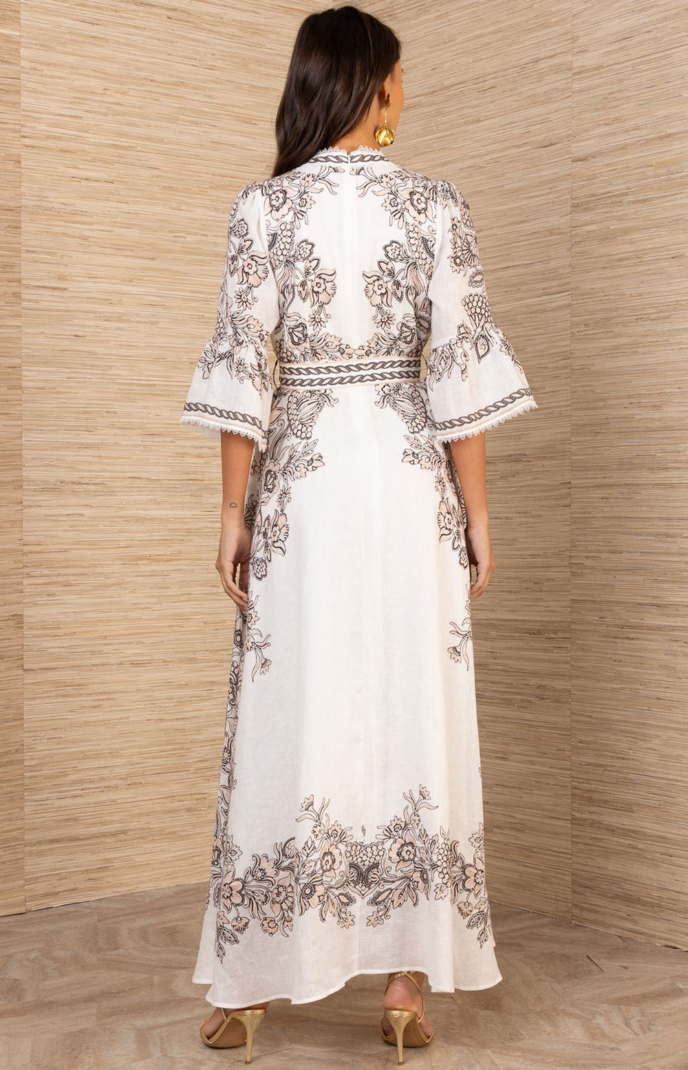 pearl beaded maxi dress Tropicaldream Women - Maxi Dress - Beige main image 1