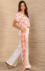 Aviara Silk Shirt,color_Ivory