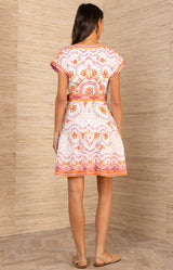 Ciara Linen Dress, color_Ivory