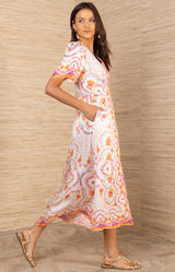 Maverick Midi Dress, color_Ivory
