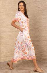 Maverick Midi Dress, color_Ivory