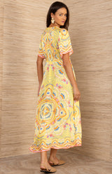 Maverick Midi Dress, color_Yellow