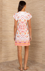 Betty Jersey Dress, color_Ivory