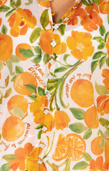 Huxley Voile Top, color_ orange