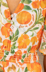 Milena Chiffon Maxi Dress, color_Orange