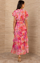 Milena Chiffon Maxi Dress, color_Pink