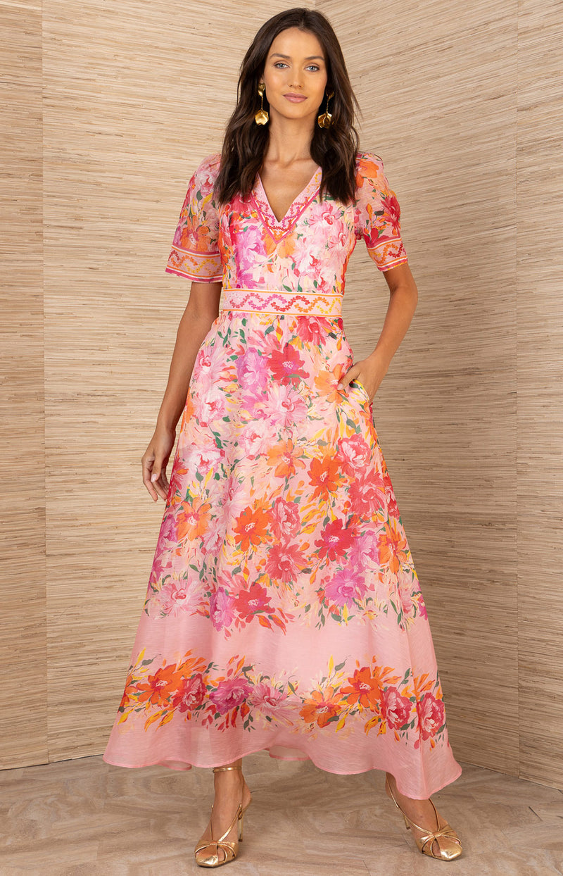 Jaylee Organza Maxi Dress