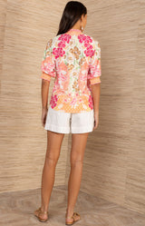 Carmel Jersey Top, color_ Pink