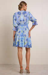 Tara Chiffon Dress, color_blue