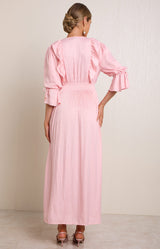 Meridian Charmeuse Maxi Dress, color_Pink