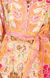 Baia Linen Dress,color_Pink