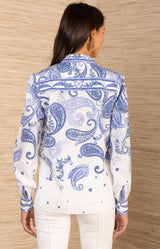 Valencia Poplin Top, color_blue