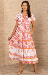 Azeneth Midi Dress, color_Pink