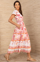 Azeneth Midi Dress, color_Pink
