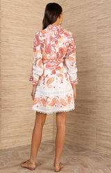 Eilish Buttons Dress, color_Pink