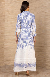Eilish Buttons Maxi Dress