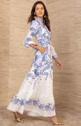 Eilish Buttons Maxi Dress