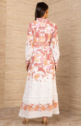 Eilish Buttons Maxi Dress