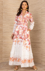 Eilish Buttons Maxi Dress