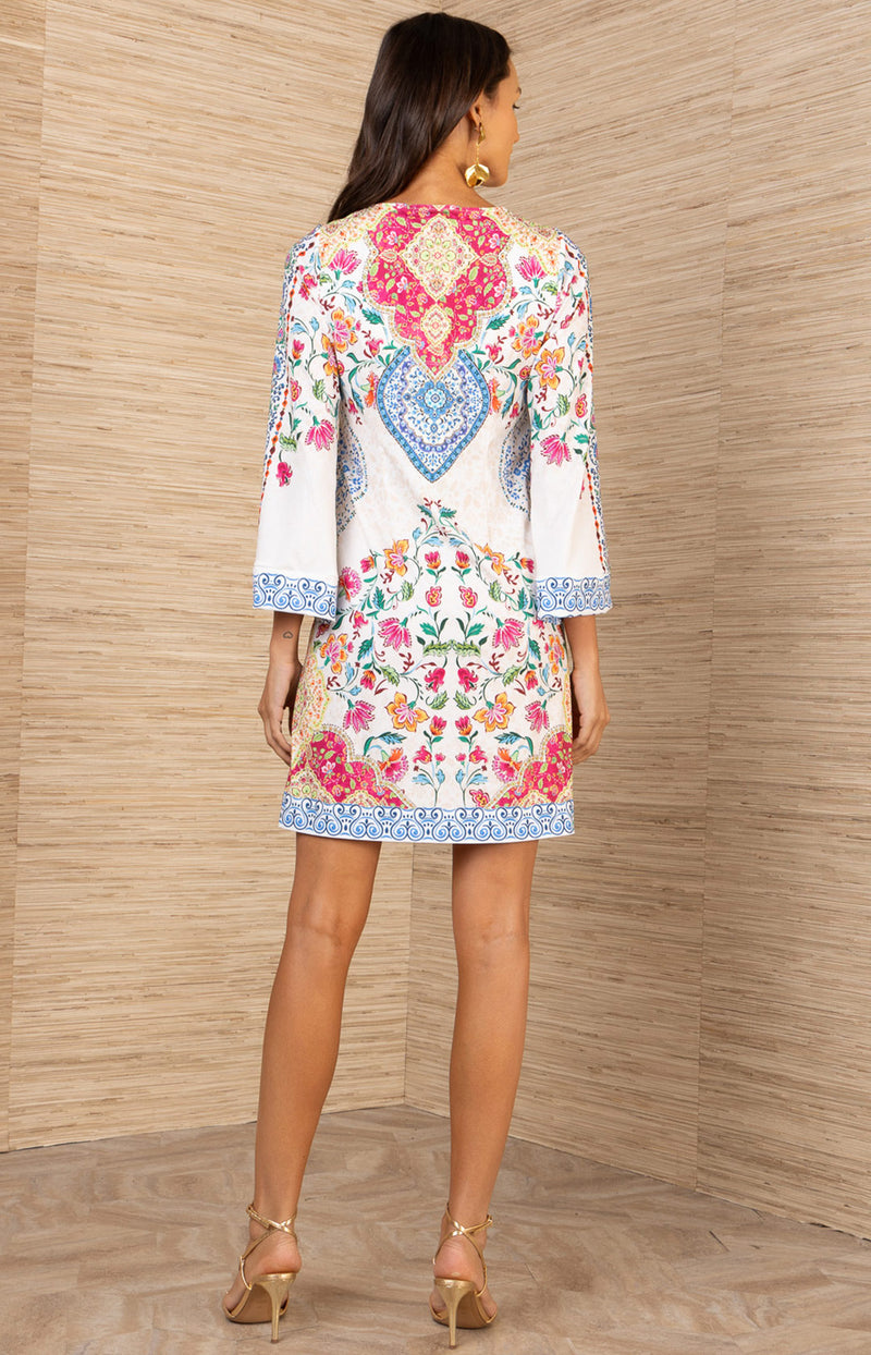 Dulcie Matte Jersey Dress Ivory / L Dulcie Matte Jersey Dress Ivory / L