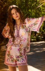 Bathsheba Canvas Short, Color_Pink
